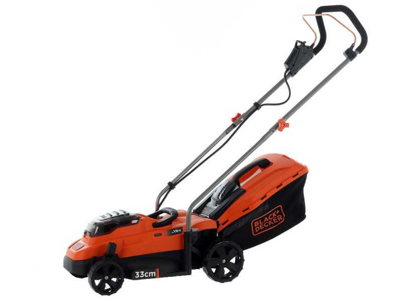 Black Decker BCMW3318L2 QW Battery powered Electric Lawn Mower 36 V 2.5Ah