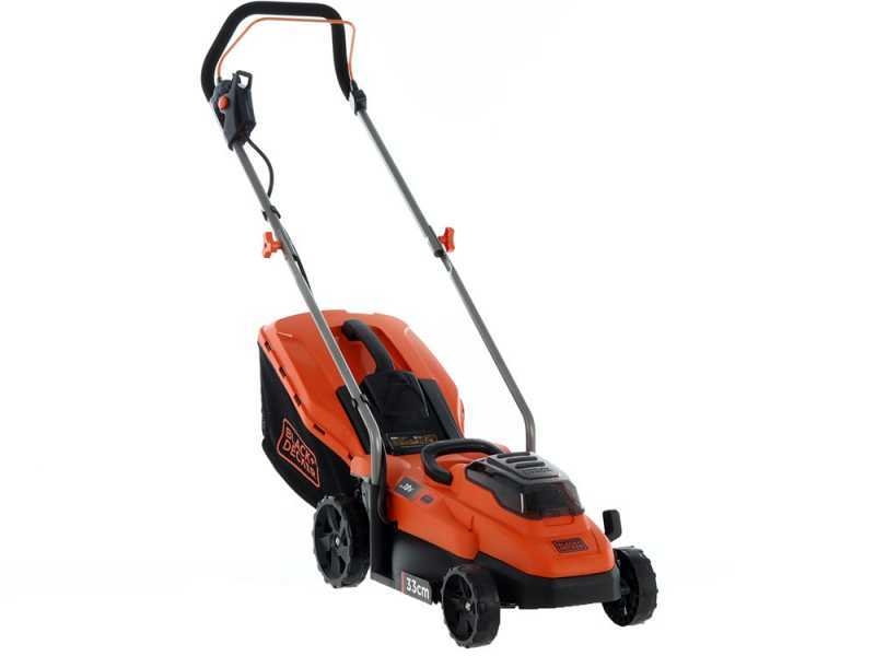 Black Decker BCMW3318L2 QW Battery powered Electric Lawn Mower 36 V 2.5Ah