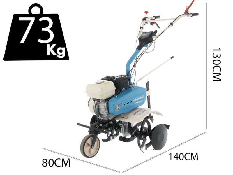 AGT 6500 - 6.5 HP Petrol Garden Tiller - Honda GP200 196cc Engine - 2+1 Reverse Gear Gearbox