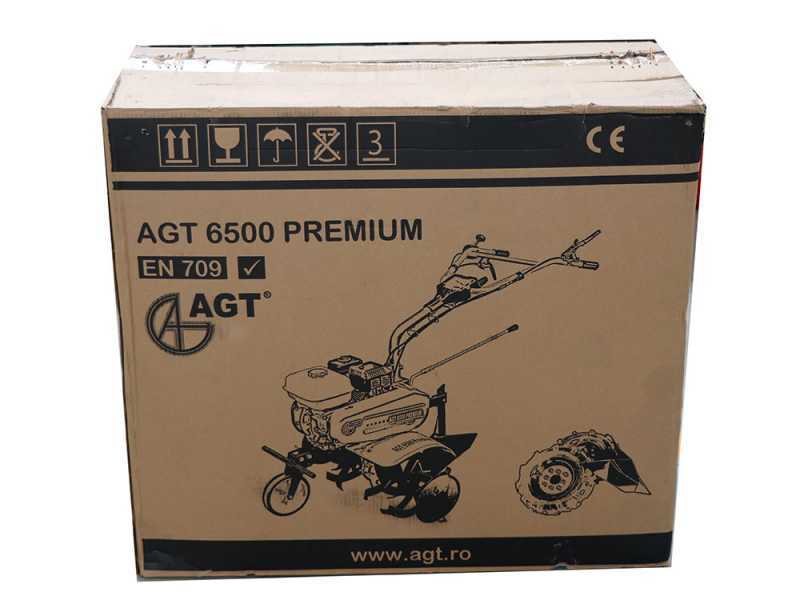 AGT 6500 Garden Tiller with Honda GX200 196 cc Engine - 2 + 1 Reverse Gear Gearbox