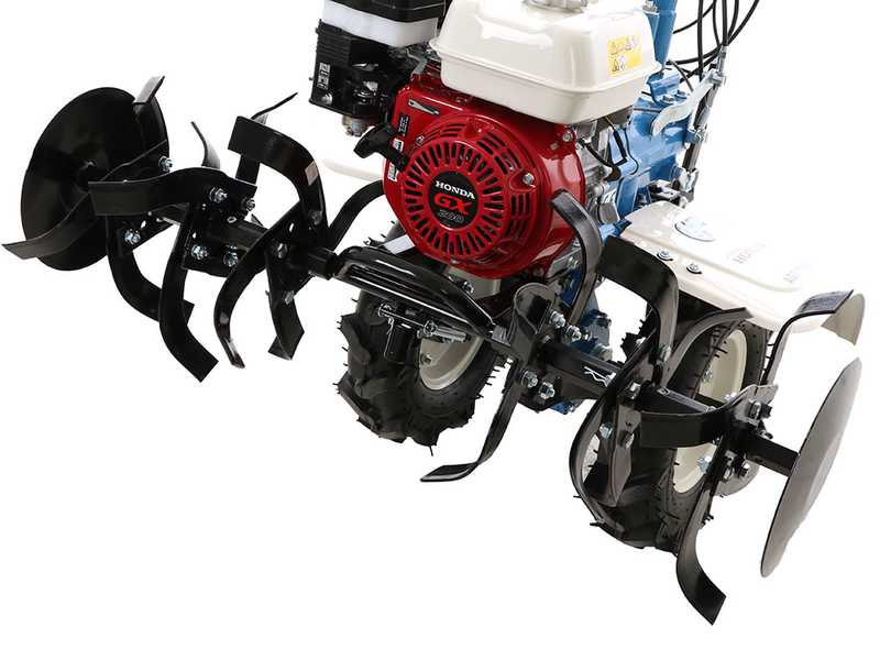 AGT 7500 - 6.5 HP Petrol Garden Tiller - Honda GX200 196 cc - 2+1 Reverse Gear Gearbox