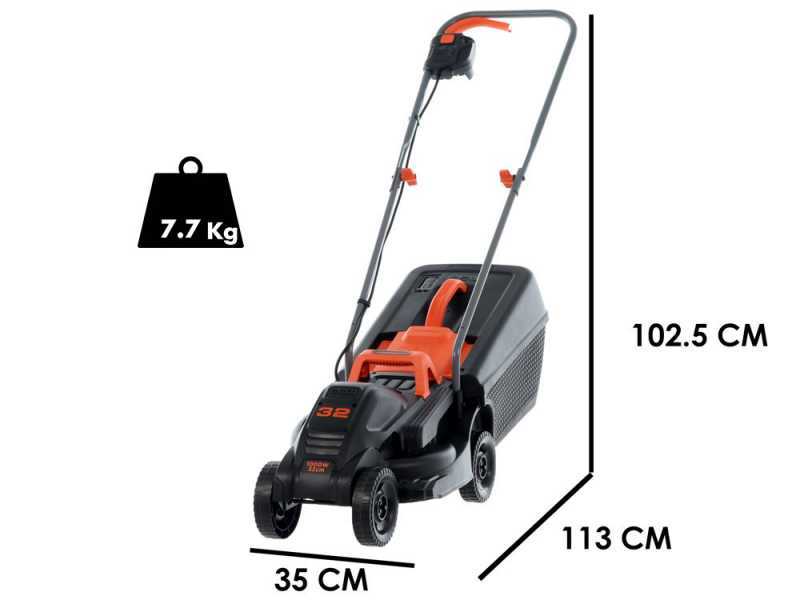 Black Decker BEMW351 QS electric lawn mower 32 cm blade max. pow best deal on AgriEuro