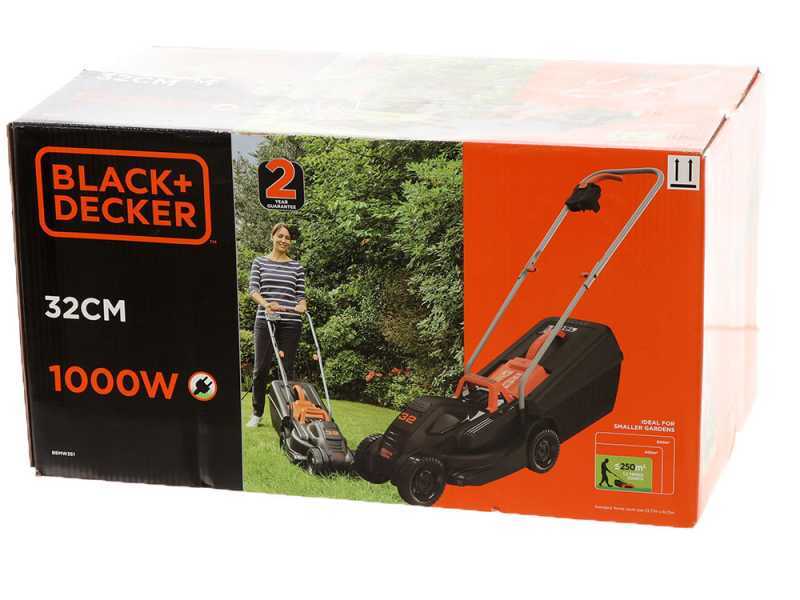 Black and decker 32cm lawn mower 1000w deals