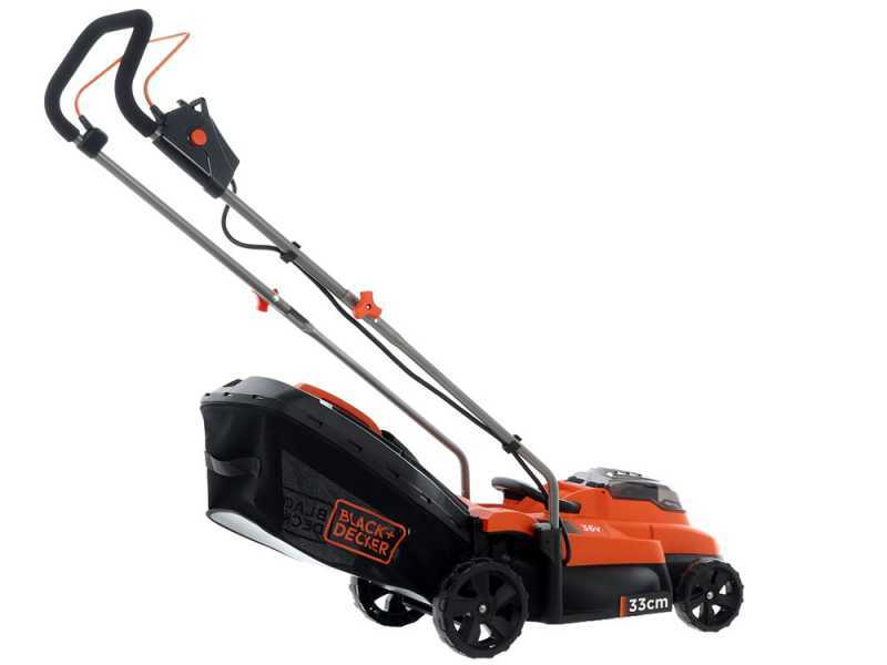 Black Decker BCMW3336L1 QW Battery powered Electric Lawn Mower 36 V 2.5Ah