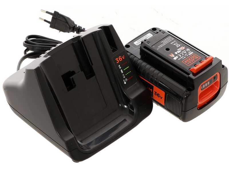 Black &amp; Decker BCMW3336L2-QW Battery-powered Electric Lawn Mower - 36 V 2.5 Ah