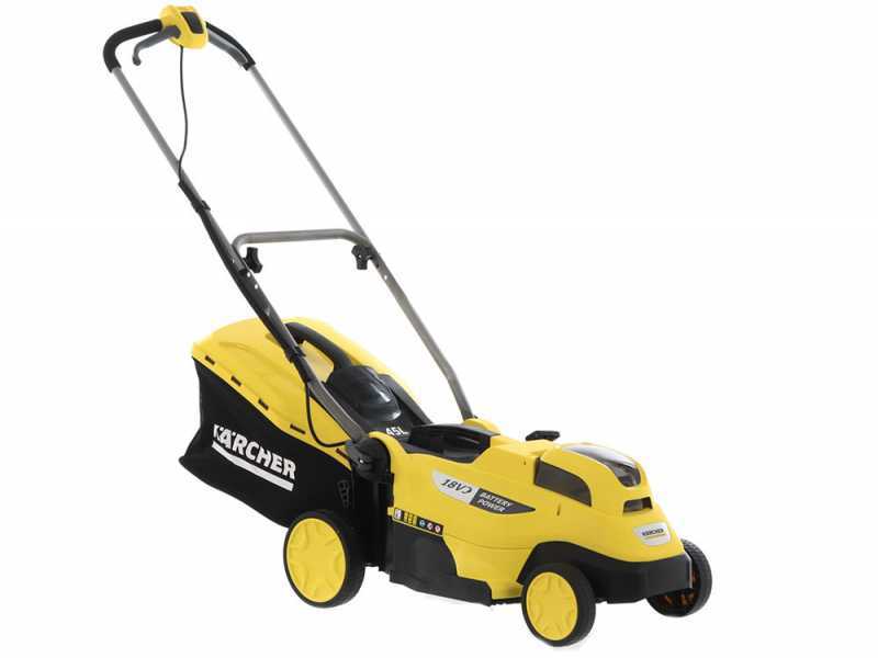 Kacher LMO 18 36 battery powered electric lawn mower MACHINE