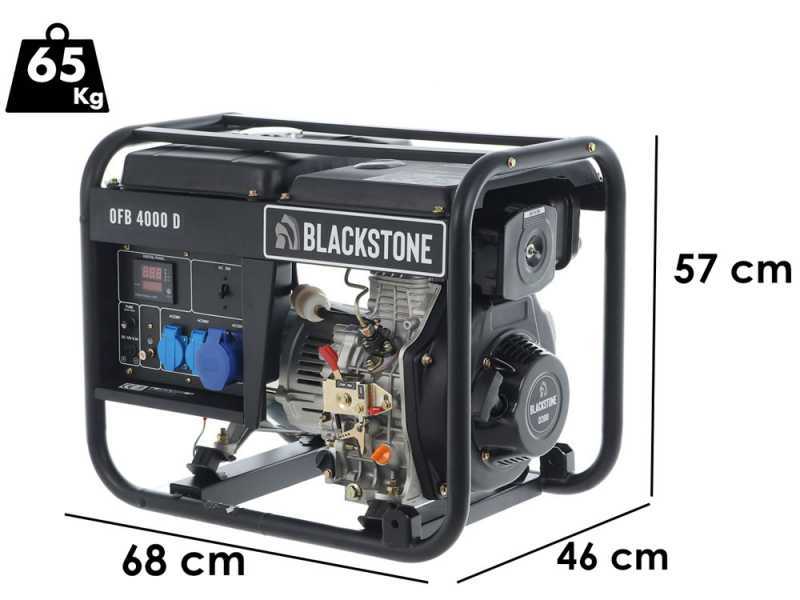 BlackStone OFB 4000 D - 3.1 kW Diesel Power Generator with AVR - DC 2.8 kW Single-phase