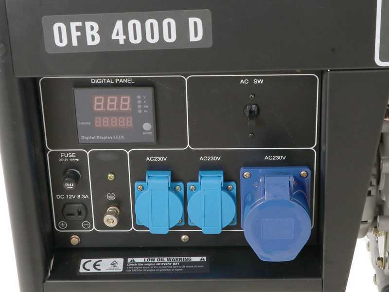 BlackStone OFB 4000 D - 3.1 kW Diesel Power Generator with AVR - DC 2.8 kW Single-phase
