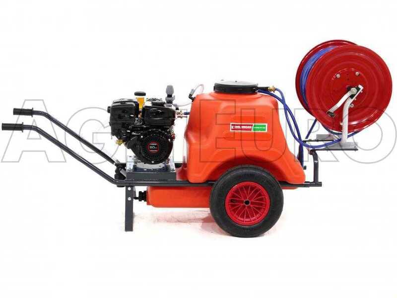 Comet MTP MC 25 Loncin Sprayer Pump  and Dal Degan 150 L Tank Trolley Kit