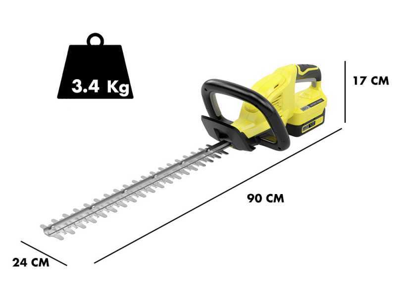 Karcher HGE 18-45 Battery-powered Hedge Trimmer - BATTERY AND BATTERY CHARGER NOT INCLUDED