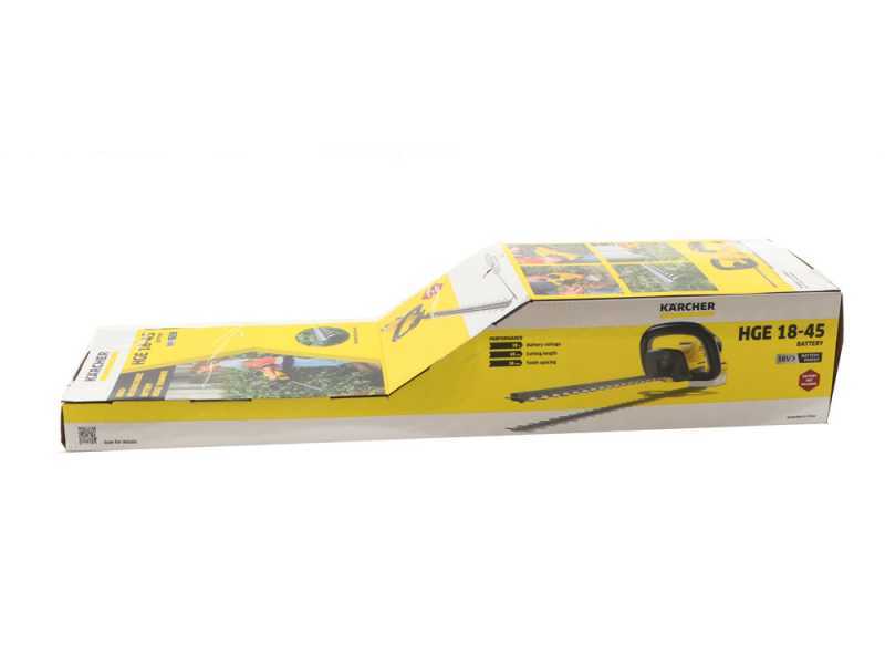 Karcher HGE 18-50 Battery-powered Hedge Trimmer - BATTERY AND BATTERY CHARGER NOT INCLUDED