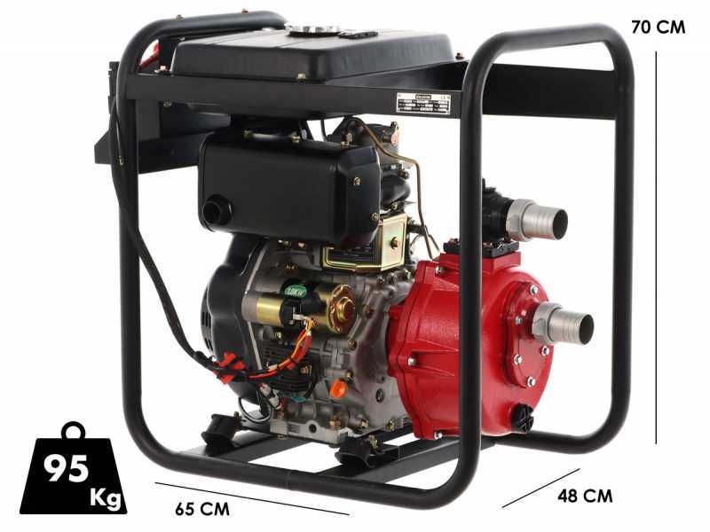 BlackStone BD-HH 5100 Diesel Water Pump, 50 mm Fittings - 2 inches - electric start - Euro 5