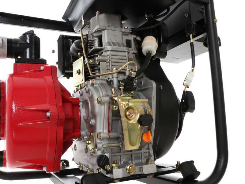 BlackStone BD-HH 5100 Diesel Water Pump, 50 mm Fittings - 2 inches - electric start - Euro 5