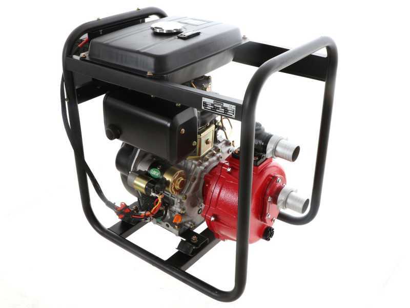 BlackStone BD-HH 5100 Diesel Water Pump, 50 mm Fittings - 2 inches - electric start - Euro 5