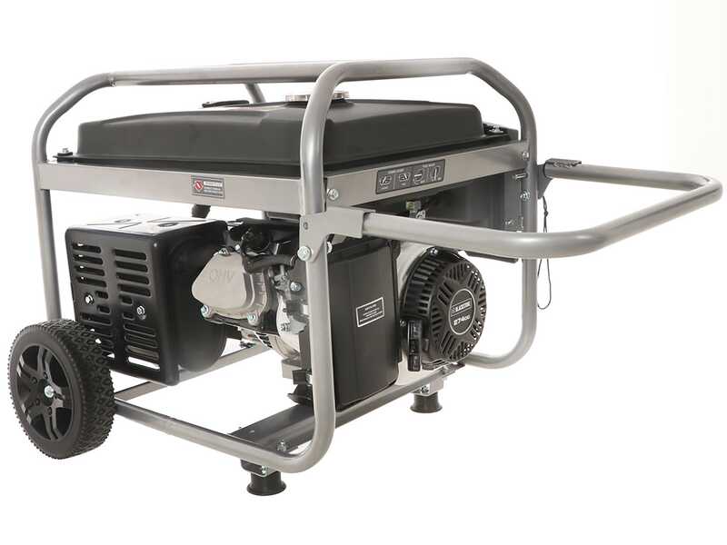 BlackStone BG 6050 - 4.3 kW Wheeled Petrol Power Generator with AVR - DC 4 kW Single-phase