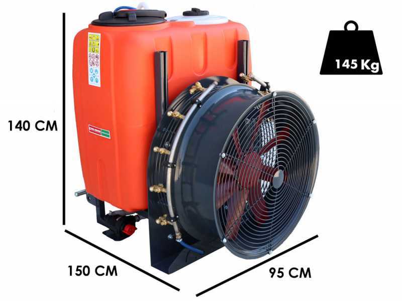 Dal Degan SOFIA 300L - Tractor-Mounted Mist Blower for Spraying - YP 70 Pump