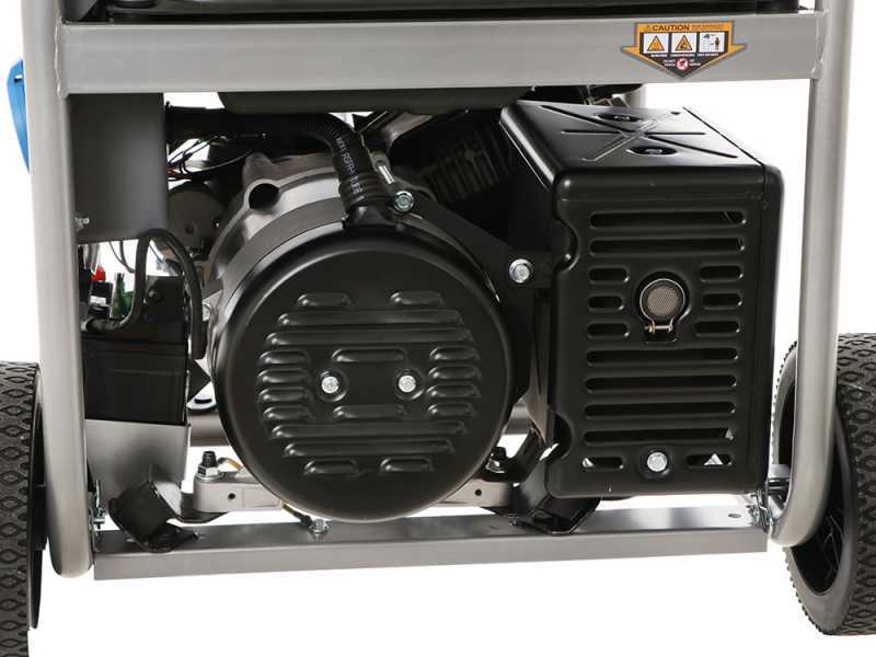 BlackStone BG 6050 - 4.3 kW Wheeled Petrol Power Generator with AVR and Electric Start - DC 4 kW Single-phase