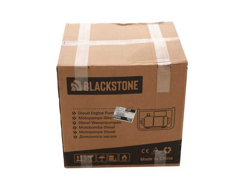 BlackStone BD-T 8000ES Diesel Water Pump for Dirty Waters, 80 mm Fittings - Euro 5