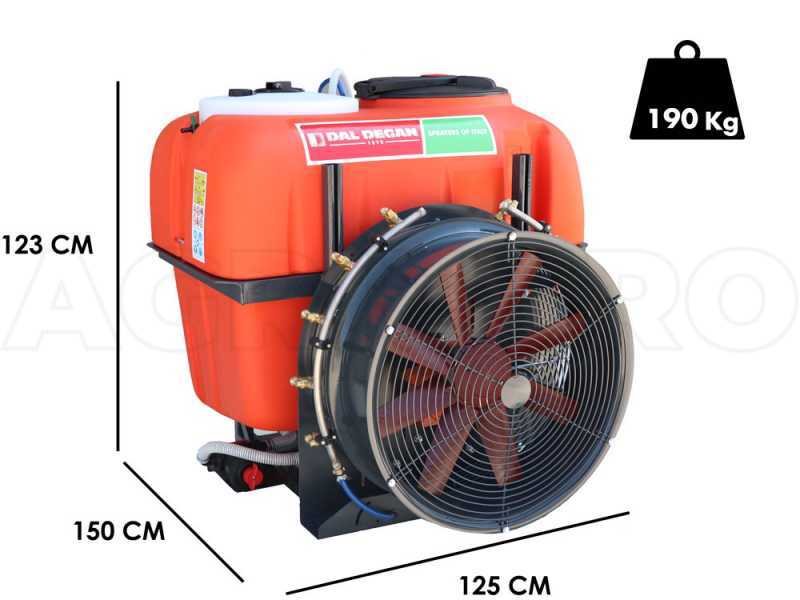 Dal Degan SOFIA EXTRA 400L - Tractor-Mounted Mist Blower for Spraying - COMET APS 71 Pump