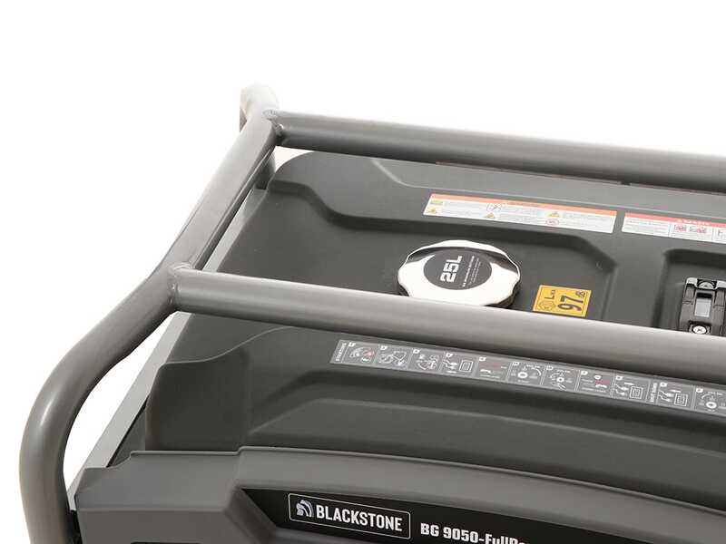BlackStone BG 9050 - 6.6 kW Wheeled Petrol Power Generator with AVR - DC 6 kW Full-Power