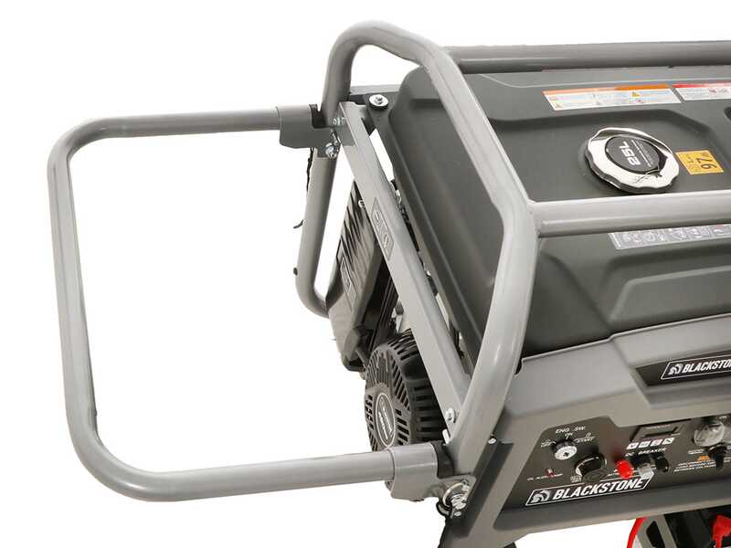 BlackStone BG 11050 - 7.8 kW Wheeled Petrol Power Generator with AVR - DC 7.5 kW Full-Power