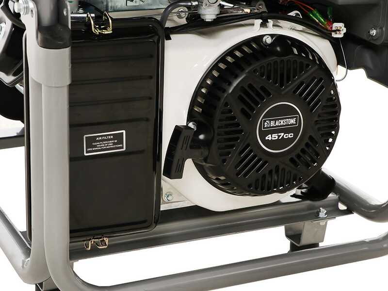 BlackStone BG 11050 - 7.8 kW Wheeled Petrol Power Generator with AVR - DC 7.5 kW Full-Power