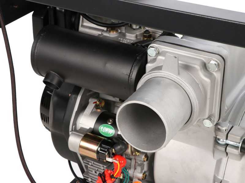 BlackStone BD-ST 10000ES Diesel Water Pump for Dirty Waters, 100 mm Fittings - Euro 5