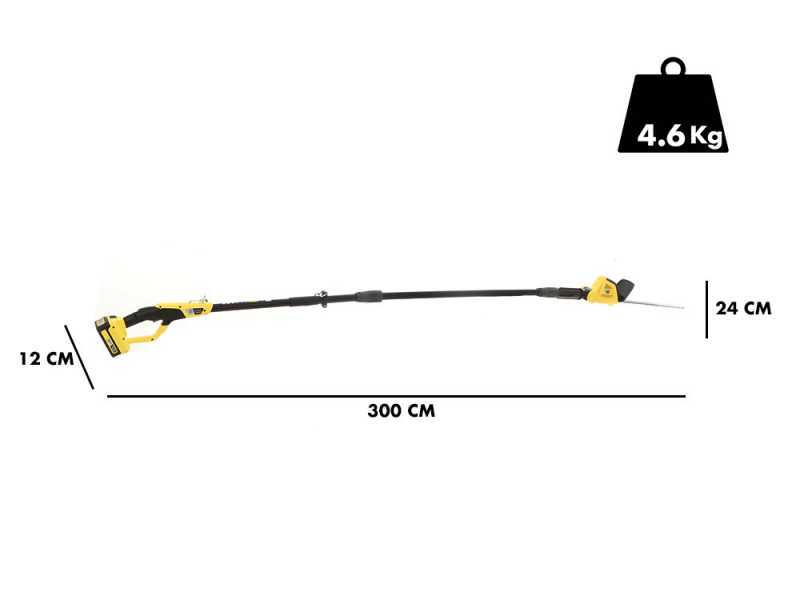 Karcher PHG 18-45 Battery-powered Hedge Trimmer on Telescopic Pole - 18 V