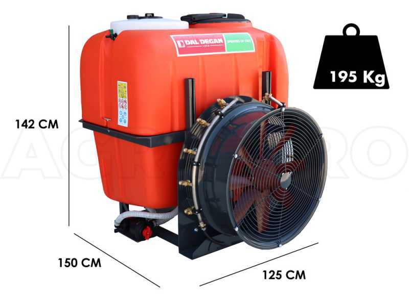 Dal Degan SOFIA EXTRA 600L - Tractor-Mounted Mist Blower for Spraying - APS 71 Pump