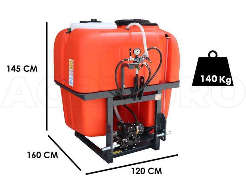 Dal Degan ILEO 600 L - Tractor-mounted sprayer unit - APS 71 pump
