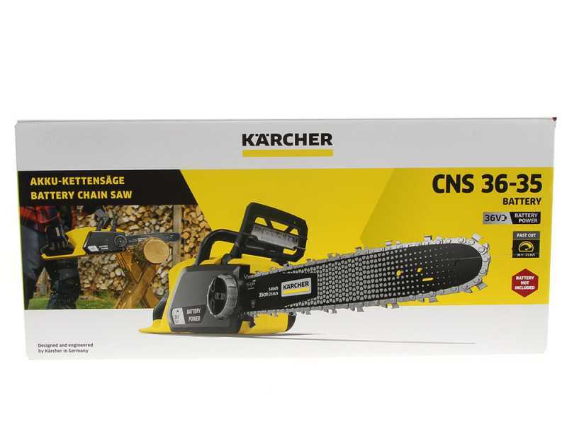 Karcher CNS 36-35 - Battery-powered Electric Chainsaw - 36V - WITHOUT BATTERY AND CHARGER 