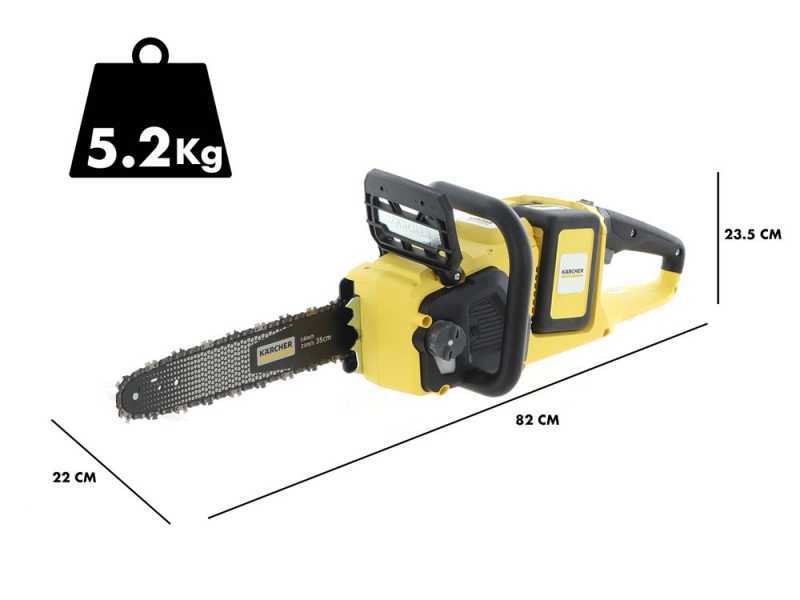 Karcher CNS 36-35 - Battery-powered Electric Chainsaw - 36V - WITHOUT BATTERY AND CHARGER 