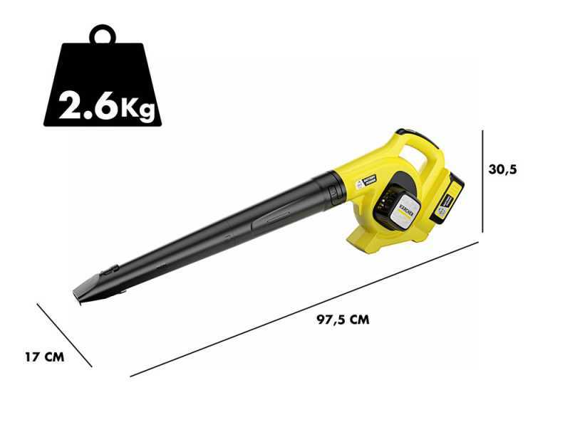 Karcher  LBL 4 - 36 V Battery-powered Leaf Blower -  MACHINE ONLY - BATTERY AND CHARGER NOT INCLUDED!