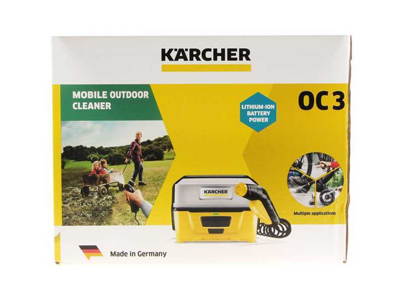 OC3 Karcher Portable Cold Water Pressure Washer with lithium battery  - with 4 L tank