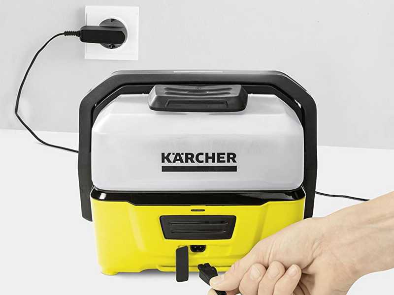 OC3 Karcher Portable Cold Water Pressure Washer with lithium battery  - with 4 L tank