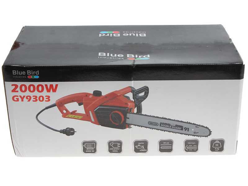 BlueBird GY 9303 - 2000W Electric Chainsaw - 40 cm Blade