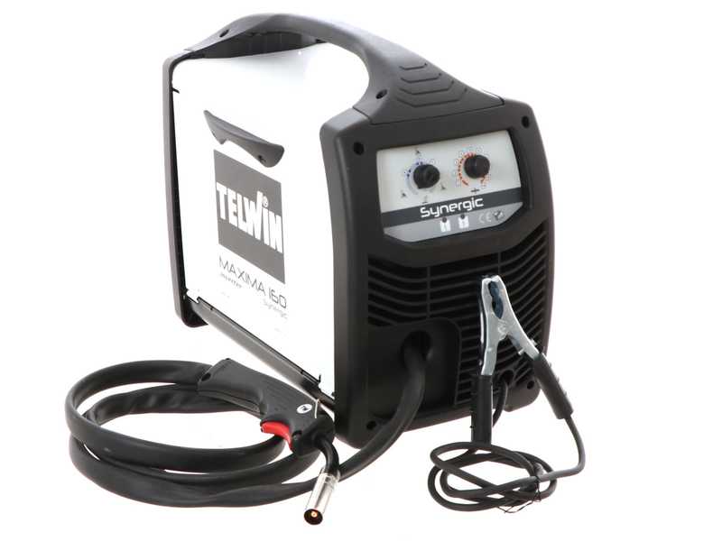 Telwin Maxima 160 Synergic Inverter Wire Welding Machine - for MIG-MAG/FLUX/BRAZING