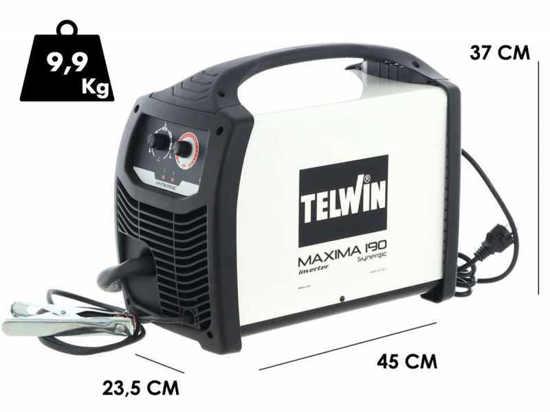 Telwin Maxima 190 Synergic Inverter Wire Welding Machine - for MIG-MAG/FLUX/BRAZING