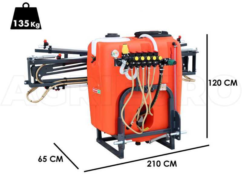 Dal Degan MANDA 300L - Tractor-mounted weed control unit - 300L tank - 10m boom - YP70 pump