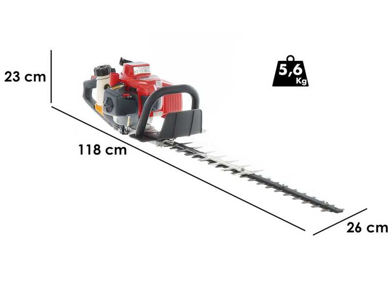 BlueBird E8F750 Heavy-duty 2-Stroke Hedge Trimmer - Kawasaki Engine - 75 cm Blade