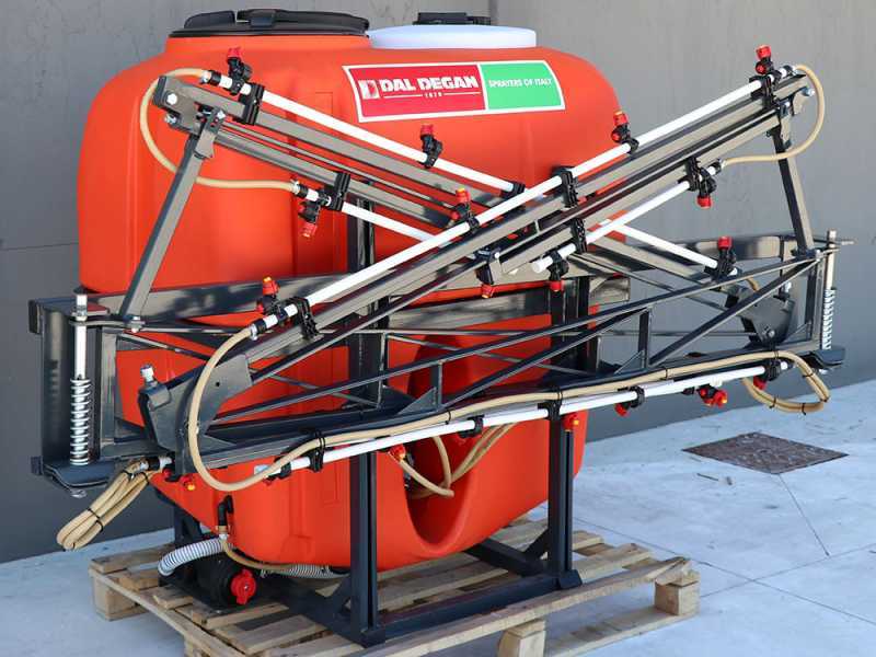 Dal Degan MANDA EXTRA 600L - Tractor-mounted weed control unit - 12m weed control boom - BP 125K pump