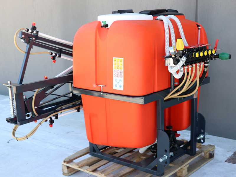 Dal Degan MANDA EXTRA 600L - Tractor-mounted weed control unit - 12m weed control boom - BP 125K pump