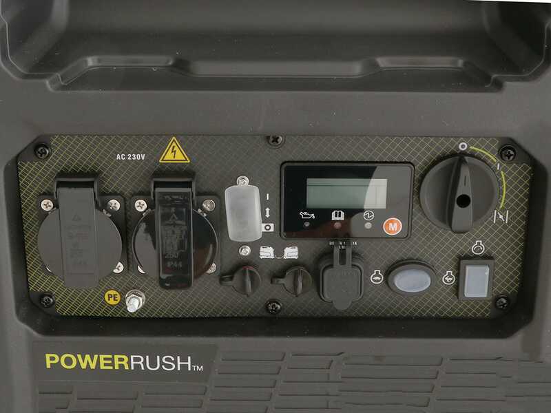 Pramac P3500I - 3.3 kW Inverter Silenced Petrol Power Generator with AVR - DC 3 kW Single-phase