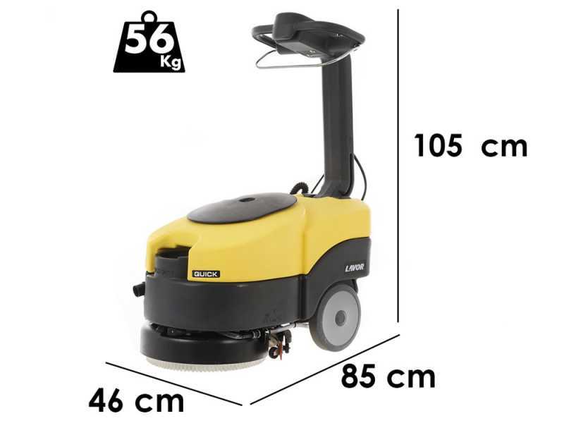 Lavor L1 36B Floor Scrubber Dryer - 12V 35.8A