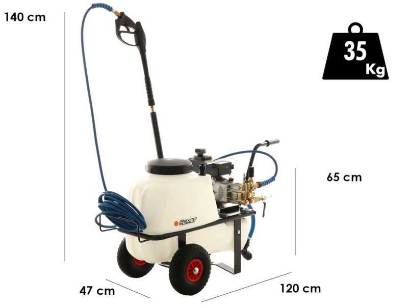 Comet KWB 50E MISTING Trolley for Spraying - Single-phase Electric Motor