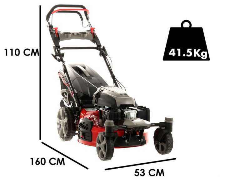 Zero turn self top propelled lawn mower