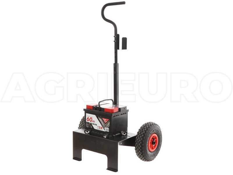 Volpi Professional Battery Transport Trolley for Handling Olive Harvester Batteries