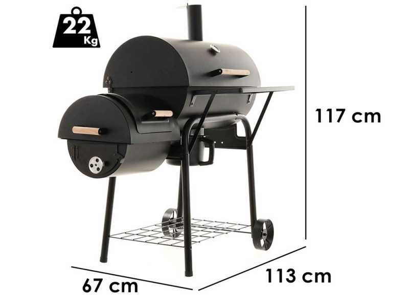 Royal Food CB 650-2 - Charcoal Barbecue and Smoker
