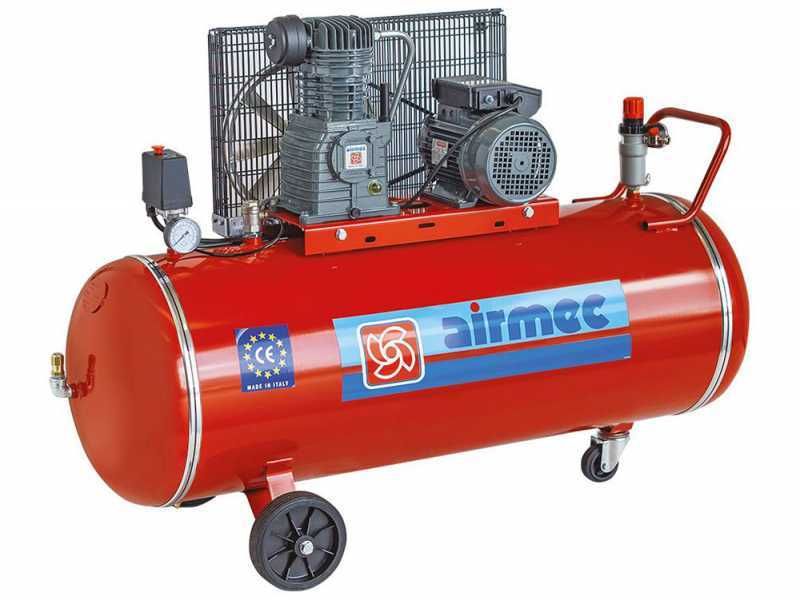 Airmec CR 203 - Air Compressor with three-phase electric motor and 200L air tank