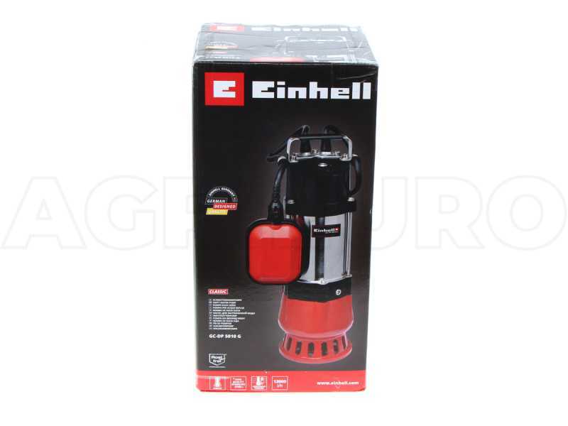 Einhell GC-DP 5010G Submersible Water Pump for dark water - stainless steel body - 12000 L/h
